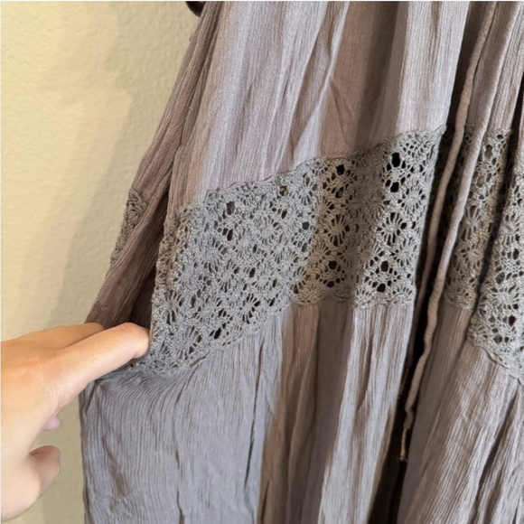 Free People Mauve Boho Maxi Dress - Picture 5 of 11